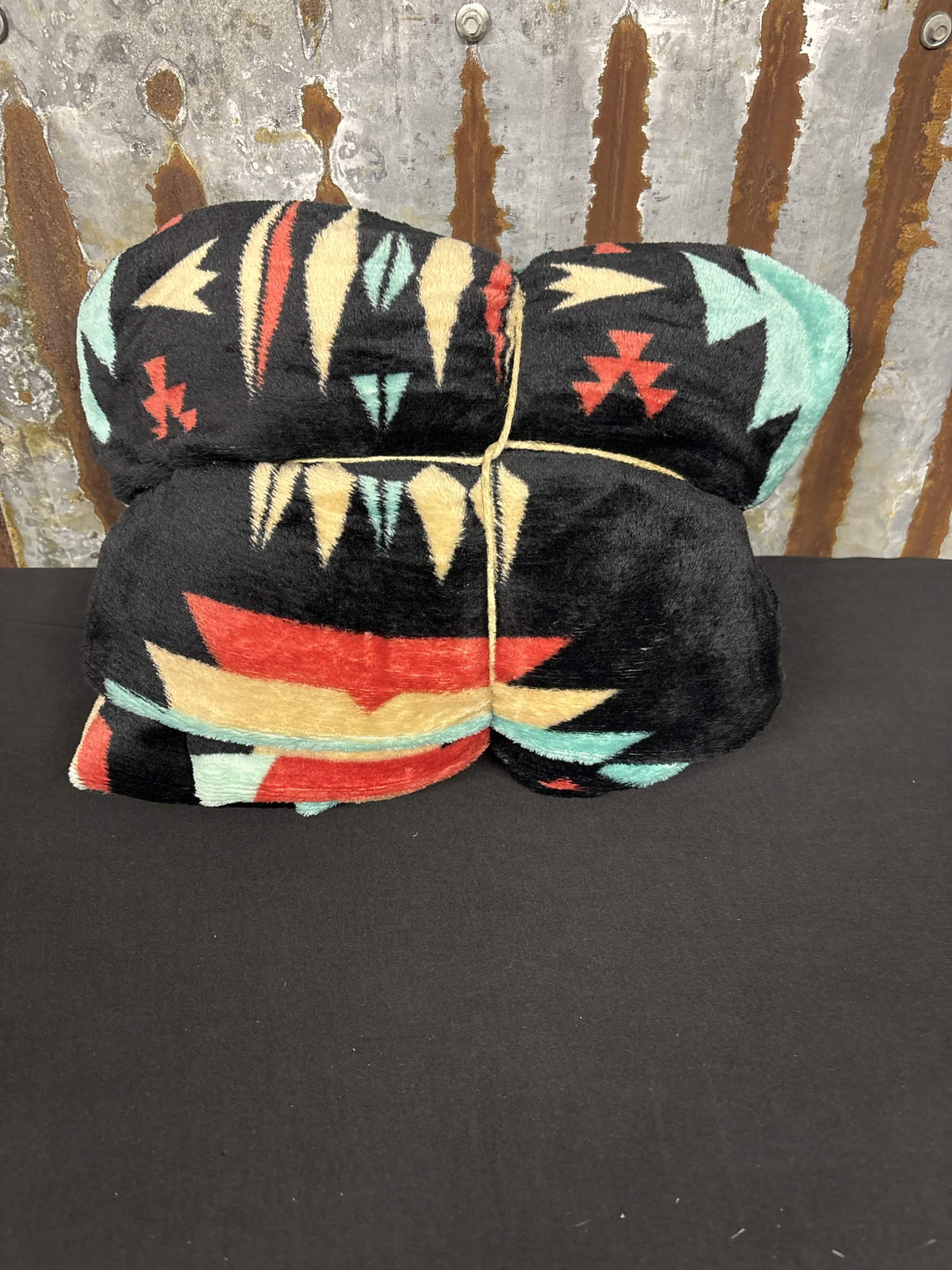 Plush Southwestern Aztec Twin Blanket