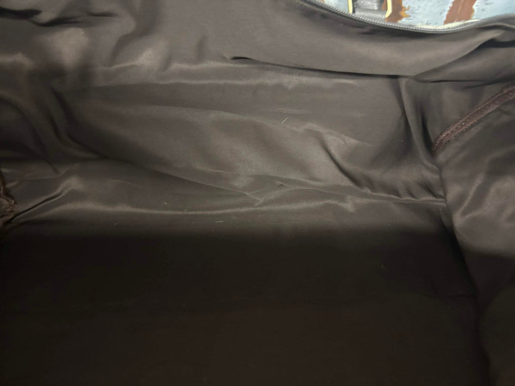 Premium Hair-On Hide & Leather Travel Duffel with Inlay Strap