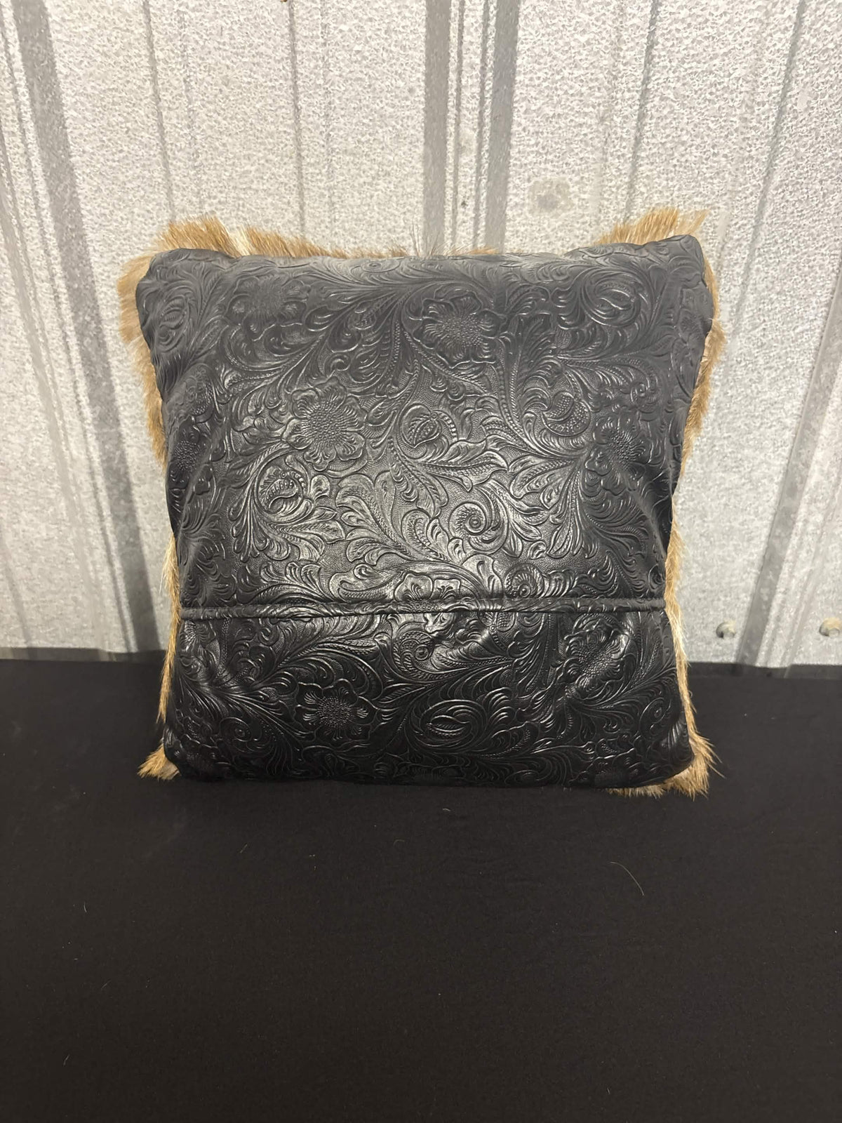 Rustic Axis Hide Decorative Pillow 12x12