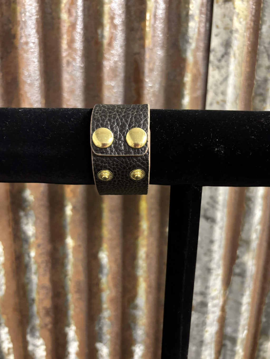 "Dog Mom" Leather-Style Cuff Bracelet