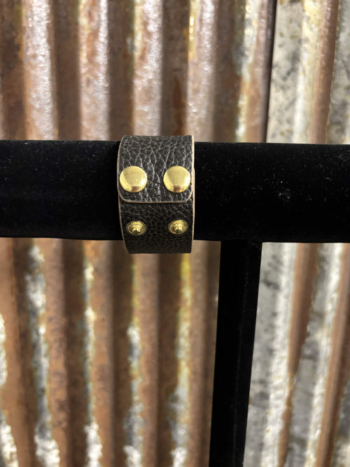 "Dog Mom" Leather-Style Cuff Bracelet