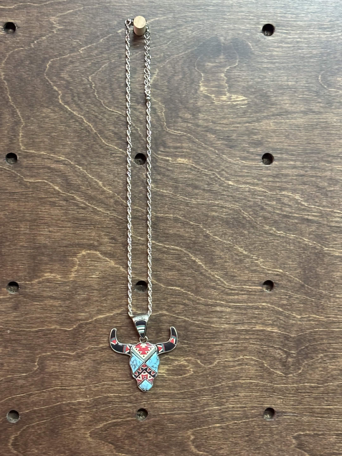 Bull Head Pendant Necklace