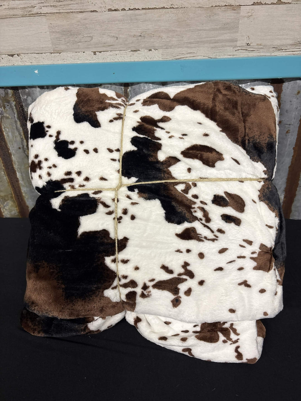 Cowhide Print King Blanket