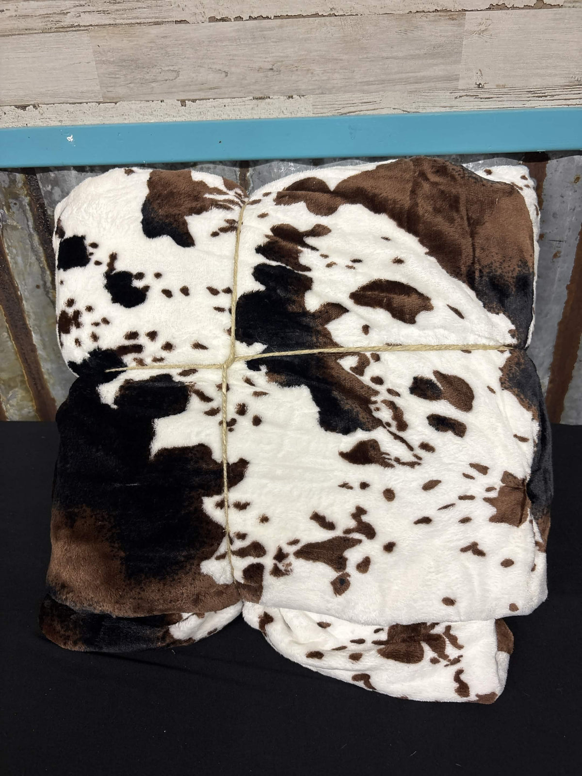 Cowhide Print King Blanket