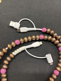 3-Foot Western Beaded Multi-Connector Charging Cable