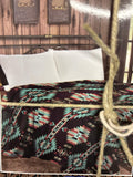 Plush Southwestern Aztec Twin Blanket