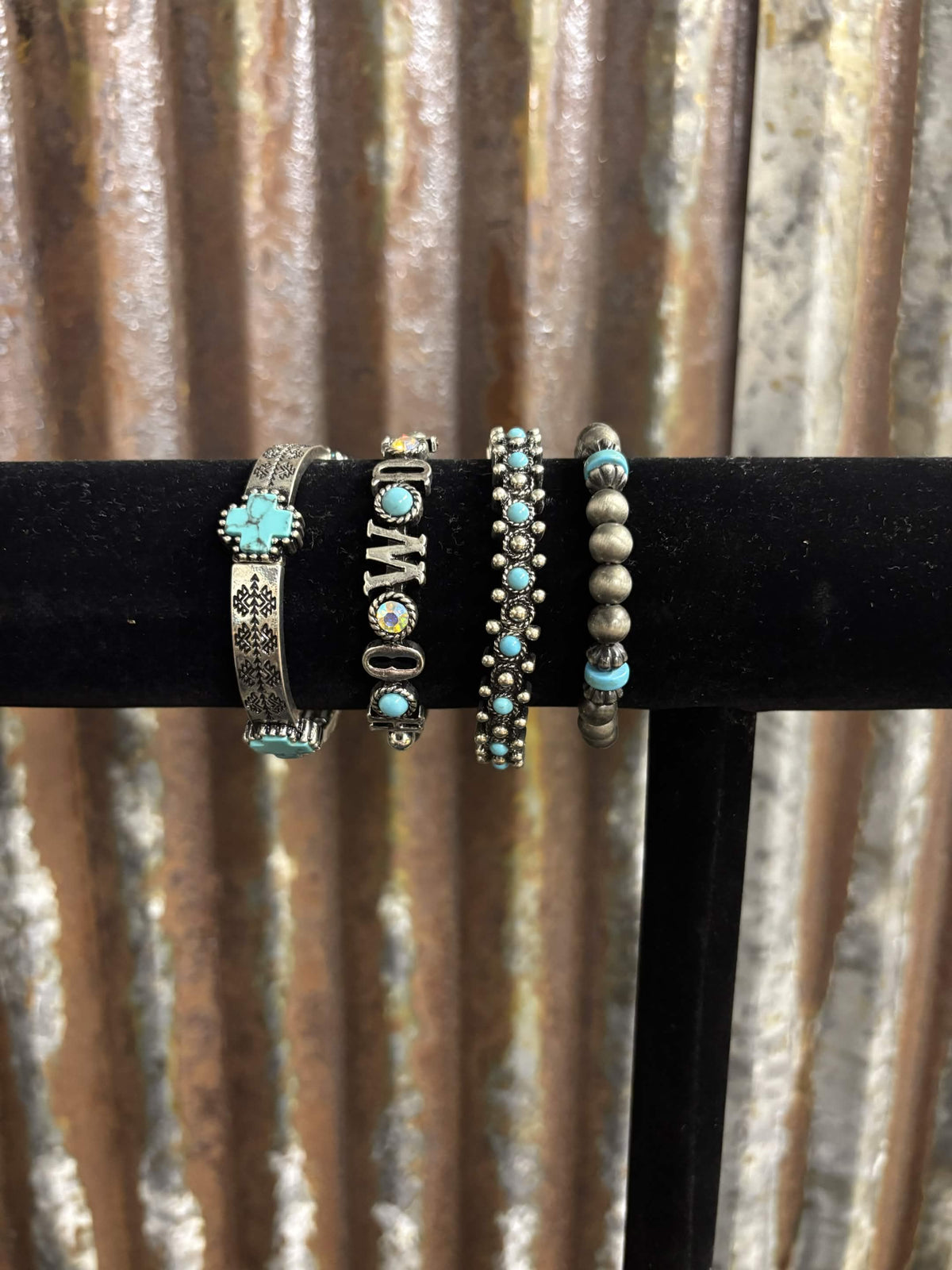 "Howdy" Western 4-Piece Bracelet Stack