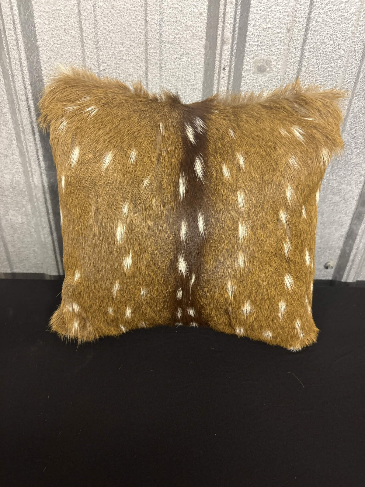 Rustic Axis Hide Decorative Pillow 12x12