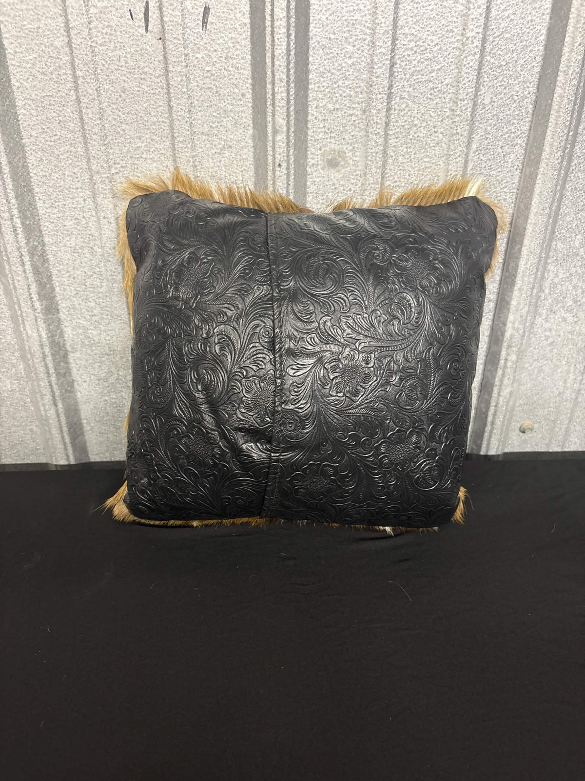Rustic Axis Hide Decorative Pillow 12x12