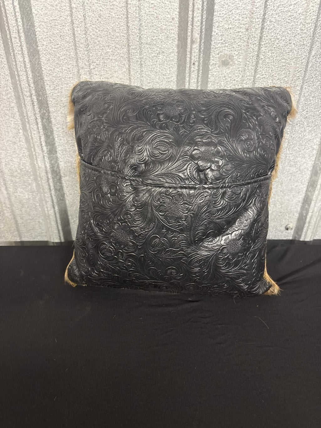 Rustic Axis Hide Decorative Pillow 12x12