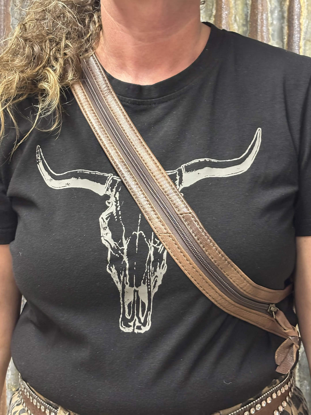 Convertible Cowhide Sling Backpack by American Darling