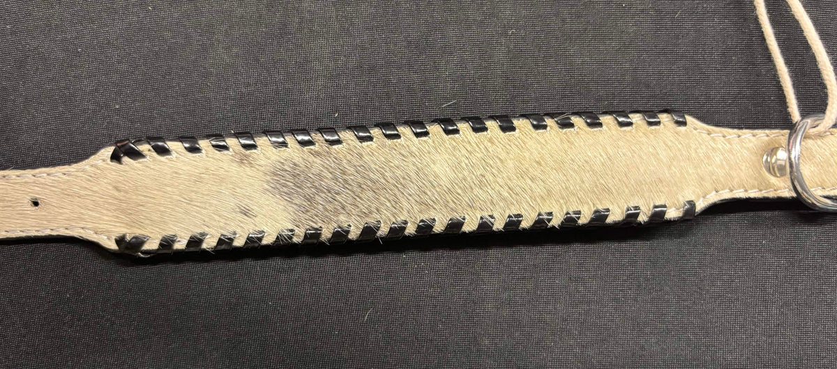 Genuine Cowhide & Leather Small Dog Collar