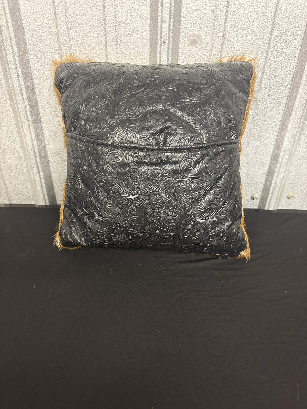 Rustic Axis Hide Decorative Pillow 12x12