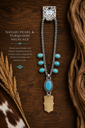 Squash Blossom Pearl Necklace