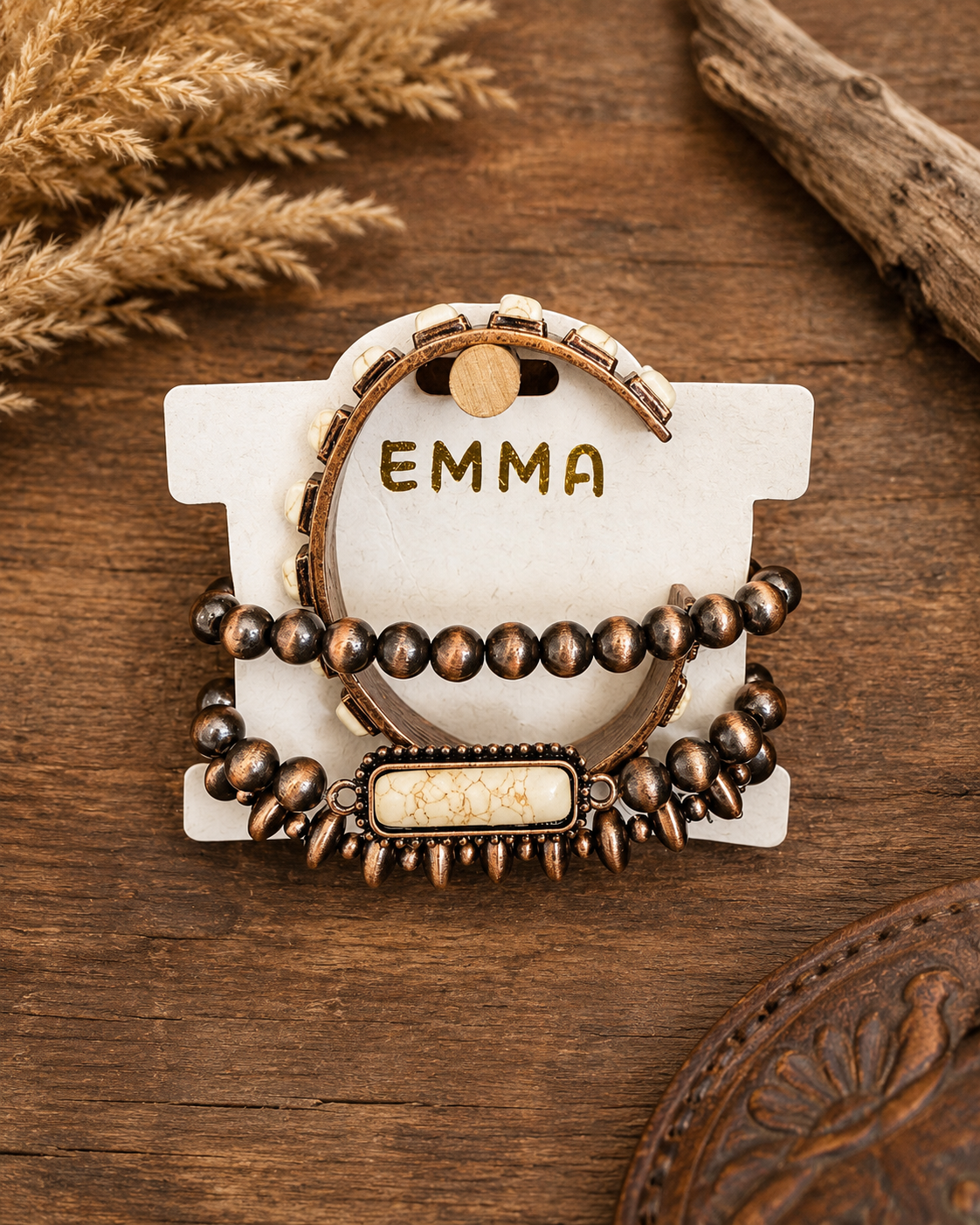 Stacked Squash Blossom Bracelet