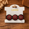 Squash Blossom Red Bracelet