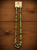 Multi Color Beaded Necklace