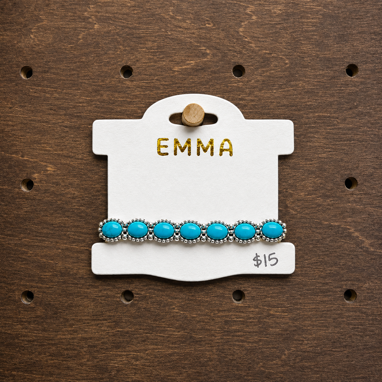 Squash Blossom Bracelet with Silver