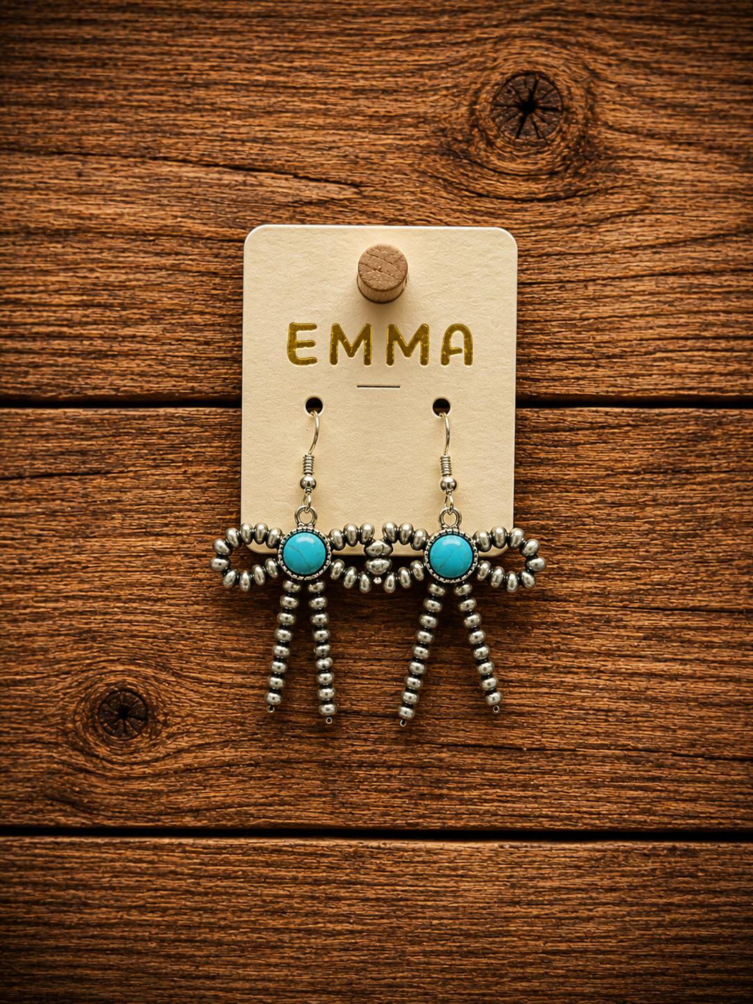 Silver Bow Earrings